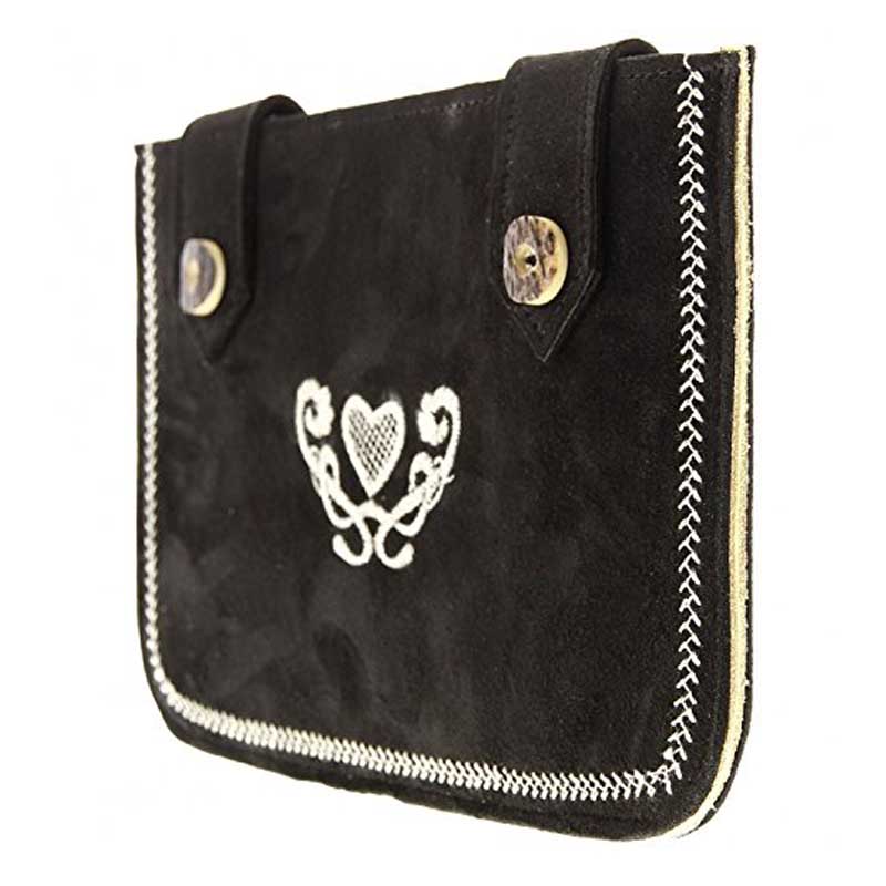 Ohetal Tablettasche Anna Wildbock antik schwarz 8 Zoll