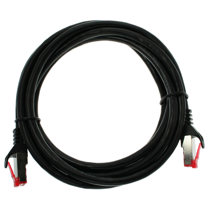 InLine Patchkabel schwarz 3m