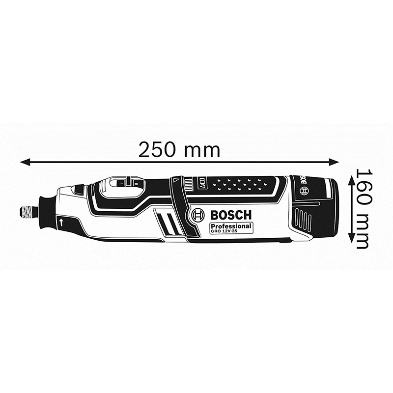 Bosch GRO 12V-35 Akku-Multitool
