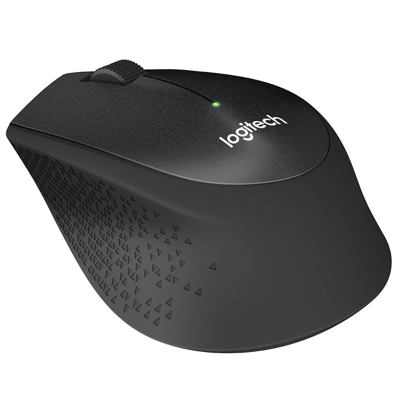 Logitech M330 Silent Plus Maus schwarz