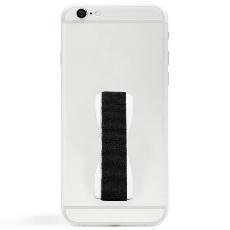 Happy Strappy Smartphone Fingerhalter weiss