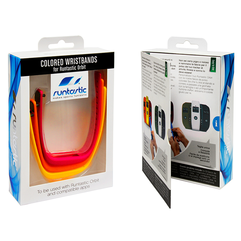 Runtastic Orbit Armbandset gelb/orange/rot