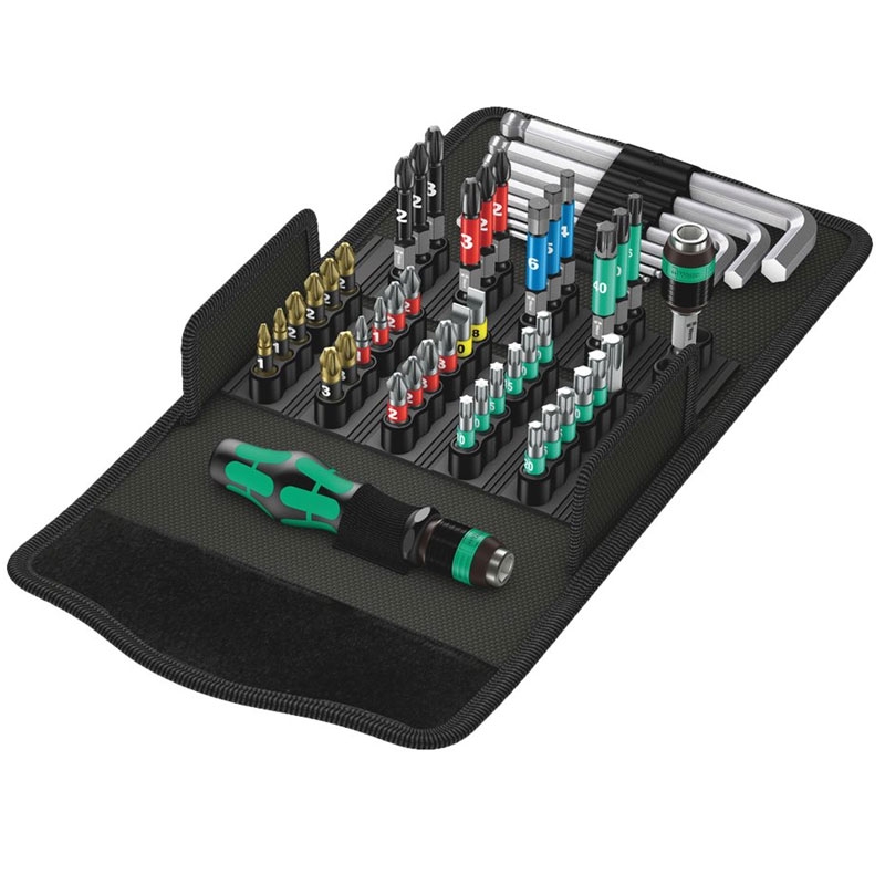 Wera Kraftform Kompakt 100 52-tlg. Werkzeug-Set