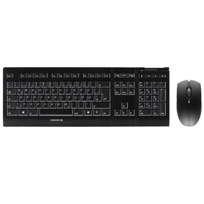 Cherry B.Unlimited 3.0 Tastatur/Maus Set Schwarz