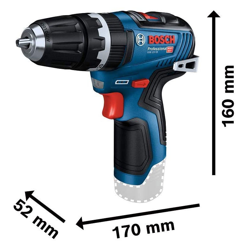Bosch GSB 12V-35 Kit Akku-Schlagbohrschrauber