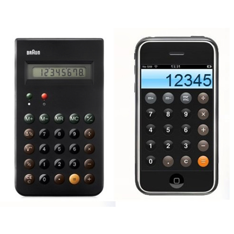 Braun BNE001BK Taschenrechner schwarz