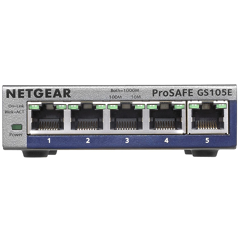 NETGEAR 5-Port Gigabit Plus Ethernet Switch