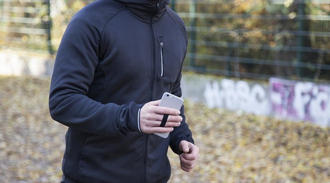 Happy Strappy Smartphone Fingerhalter weiss