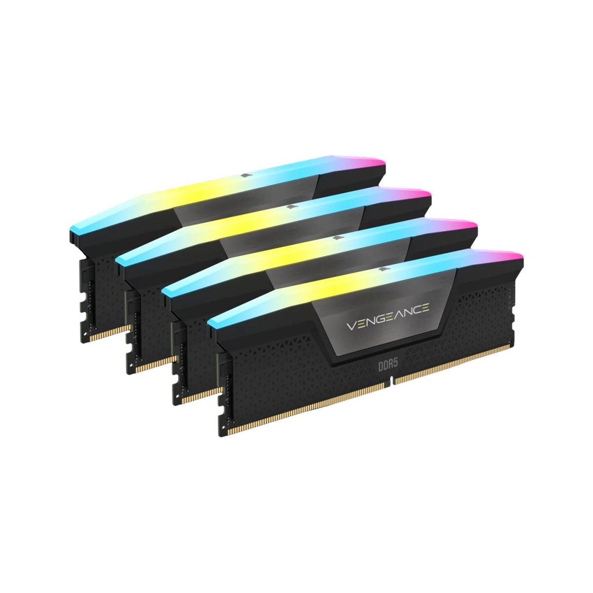 Corsair Vengeance RGB DDR5 5200MHz CL38 192GB (4x48GB) Arbeitsspeicher schwarz