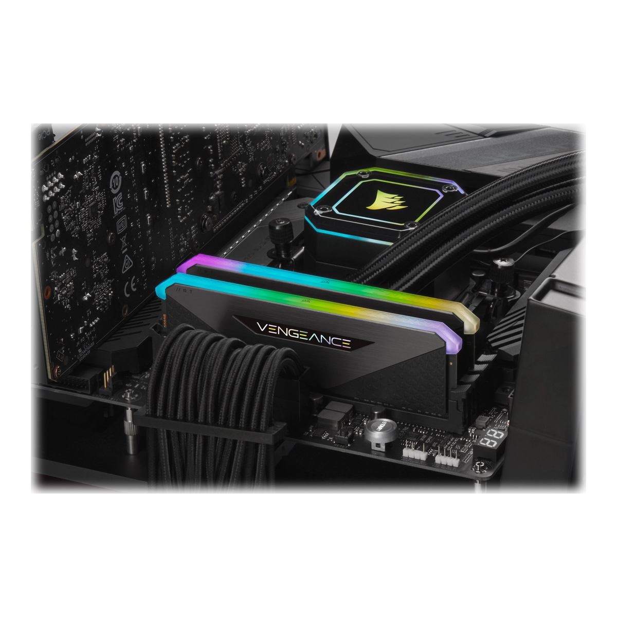 Corsair Vengeance RGB RT DDR4 3200MHz C16 16GB (2x8GB) Arbeitsspeicher schwarz