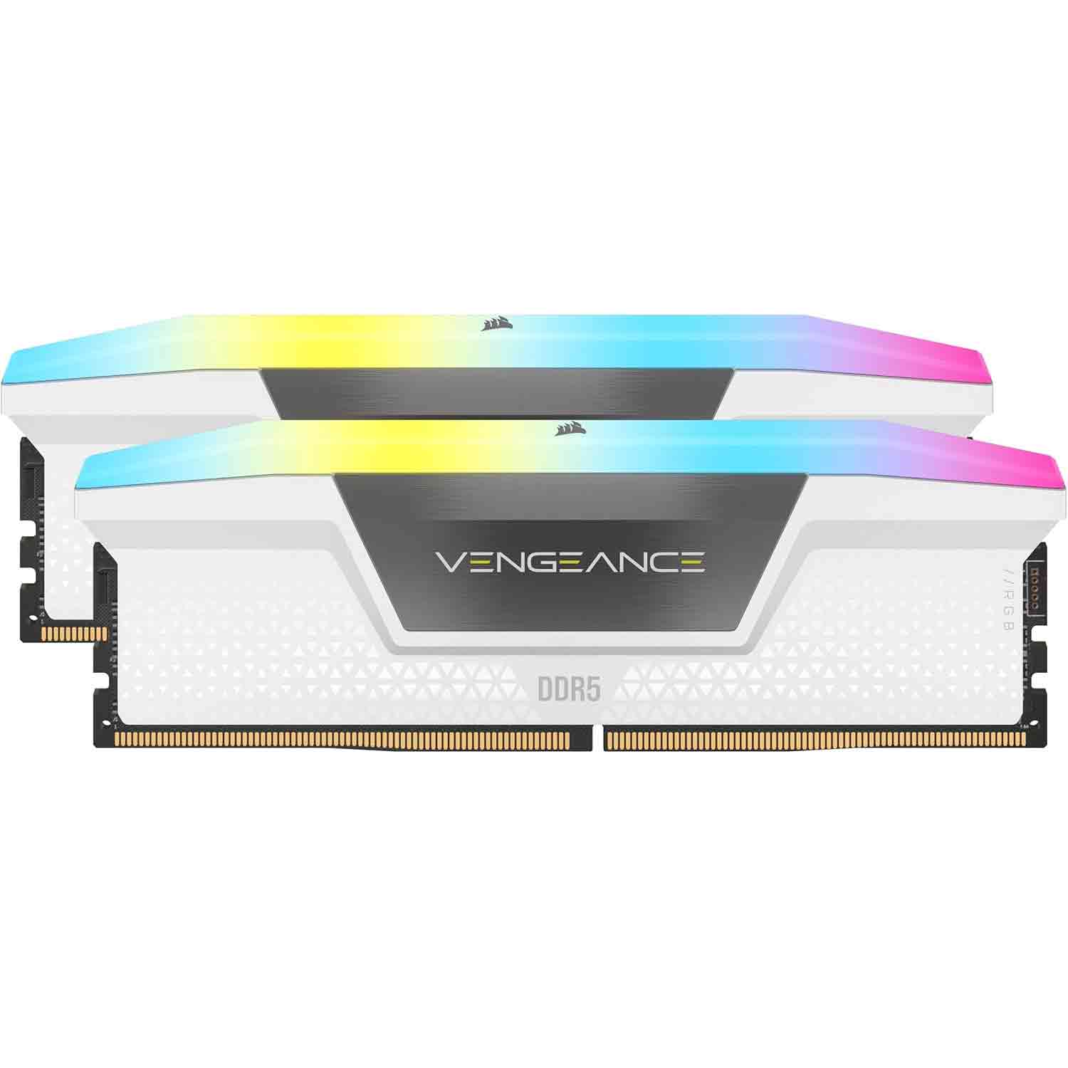 Corsair Vengeance RGB DDR5 64GB (2x32GB) 6000MHz CL30 Arbeitsspeicher weiß