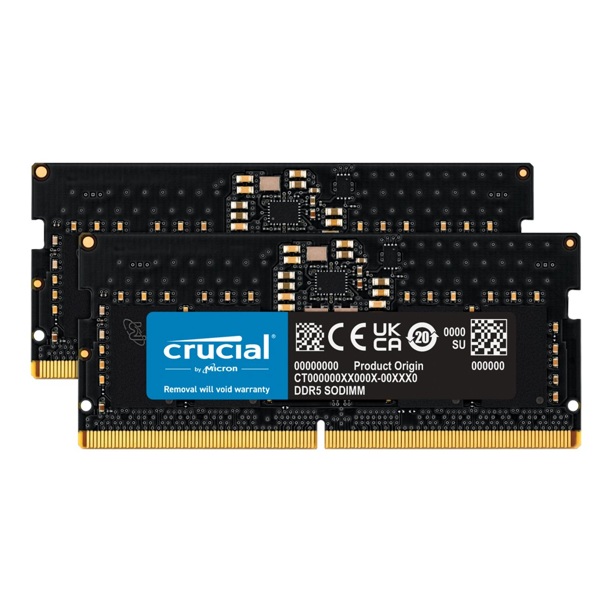 Crucial 16GB Kit (2x8GB) DDR5-5600 SODIMM Arbeitsspeicher