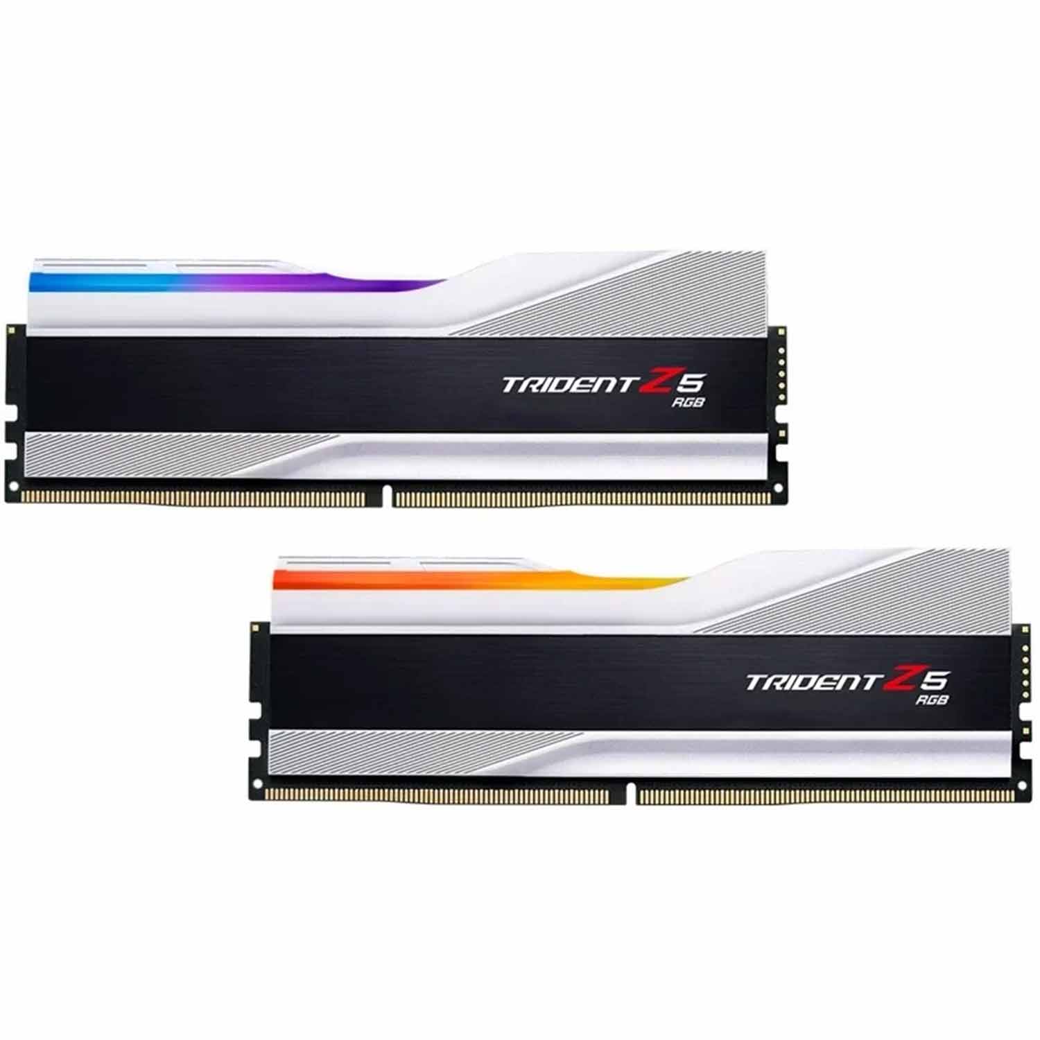 G.Skill Trident Z5 RGB 64GB Kit DDR5-6400 CL32 Arbeitsspeicher metallic silver