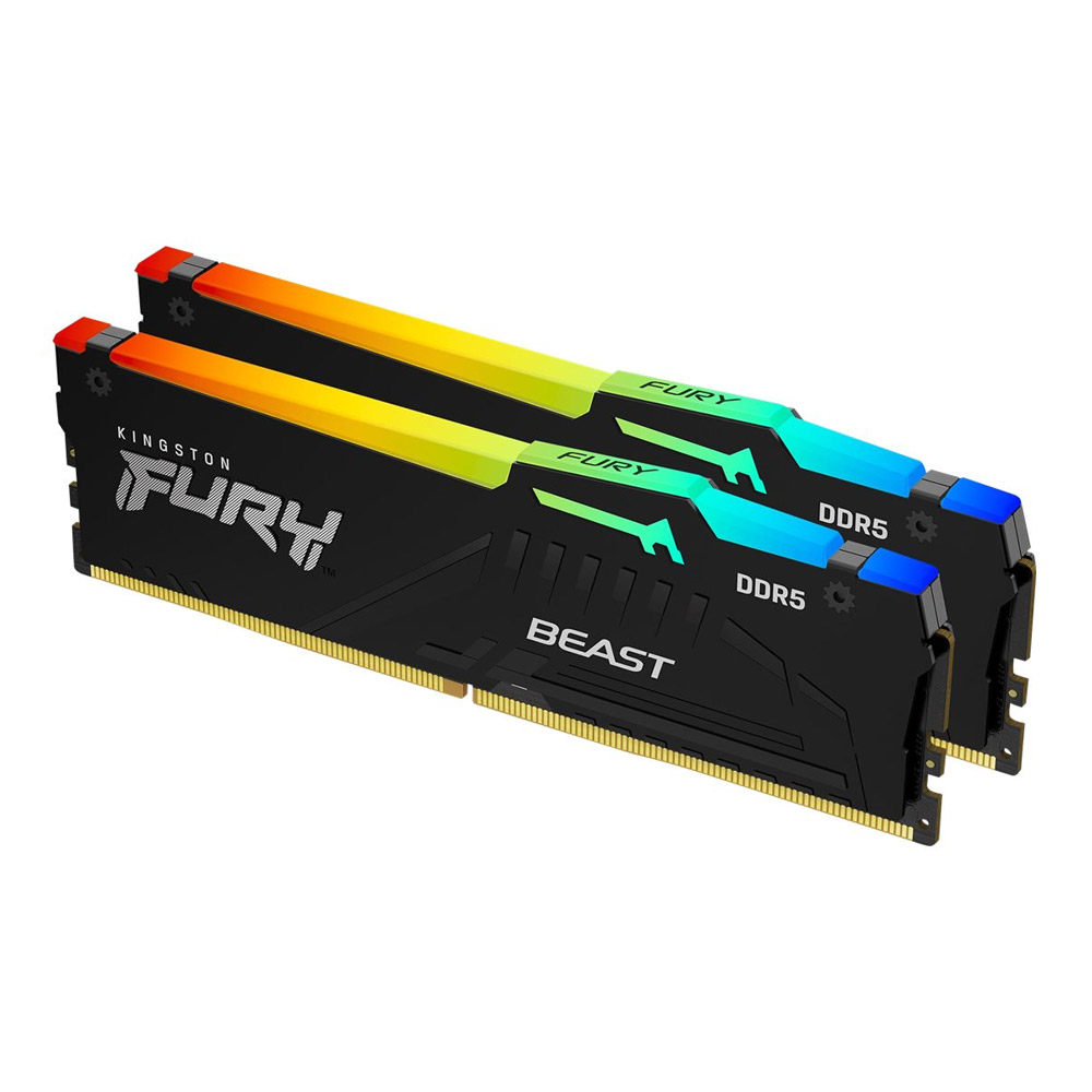 Kingston FURY Beast RGB 16GB Kit DDR5-6000 CL36 Arbeitsspeicher