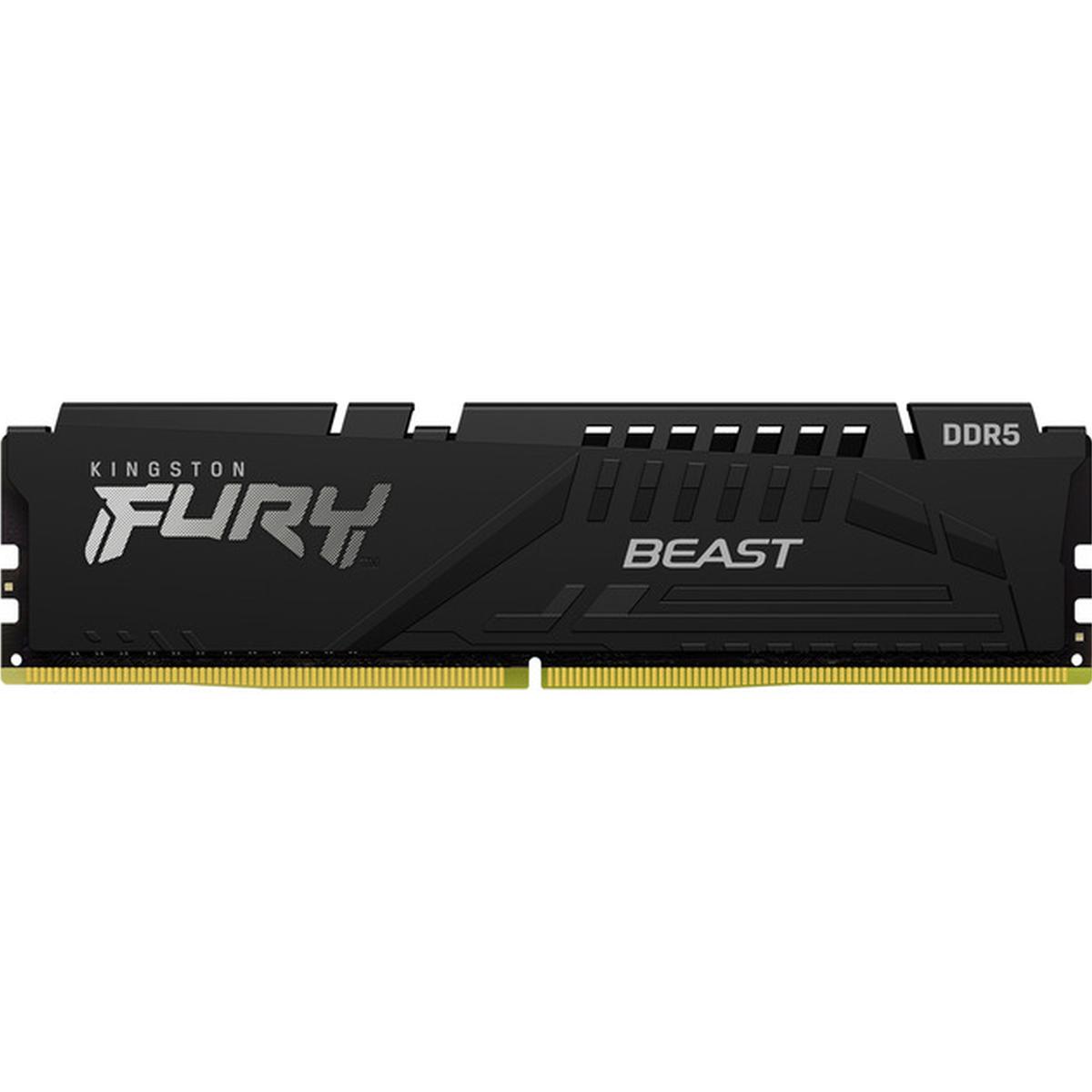 Kingston FURY Beast 64GB (2x32GB) DDR5-5600 CL36 DIMM Arbeitsspeicher schwarz