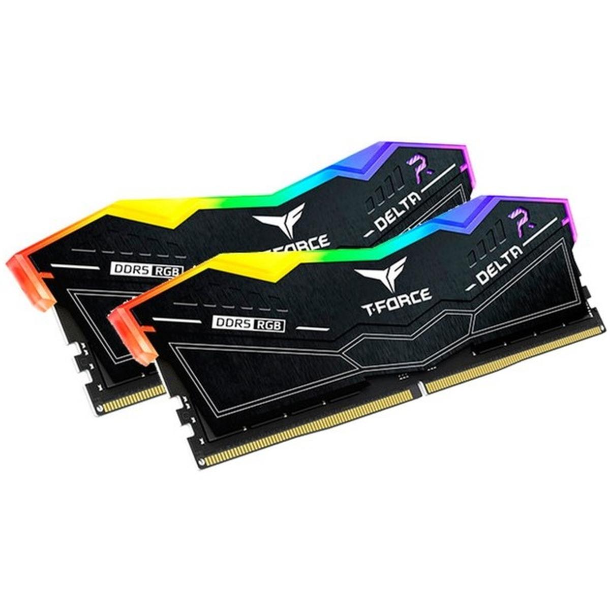 TEAMGROUP T-Force Delta RGB 32GB (2x16GB) DDR5-6000 Arbeitsspeicher schwarz