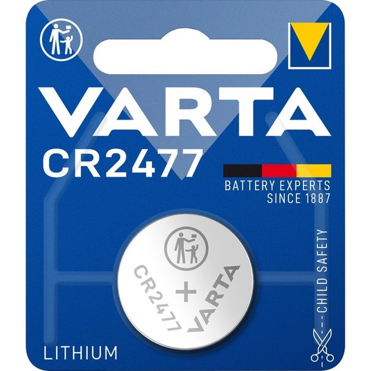 Varta CR2477 Lithium Knopfzelle 3V