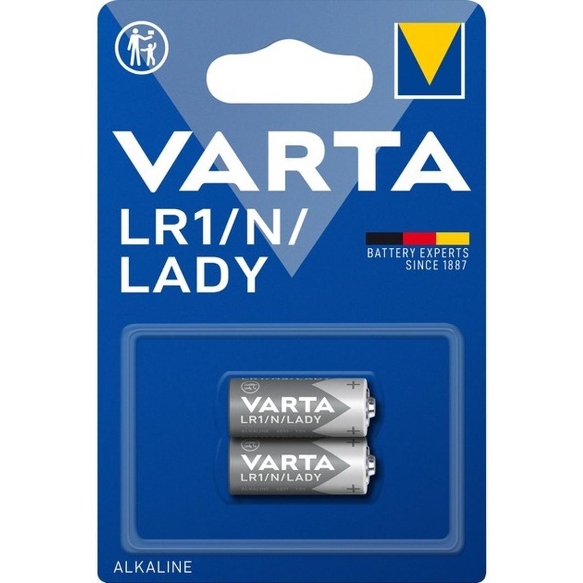 Varta LR1/N/Lady Alkaline Batterien 1,5V 2 Stück