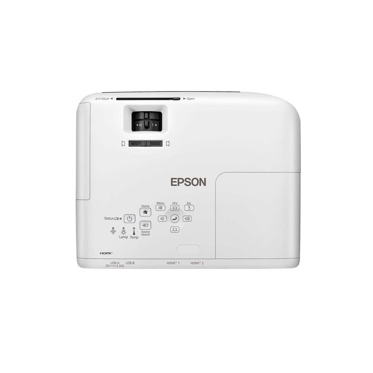 Epson EB-W55 4000 Lumen 3LCD-Projektor weiß