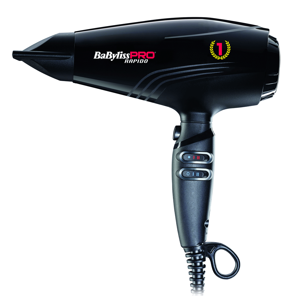 Babyliss Pro BAB7000IE Rapido Ultra Light Haartrockner schwarz (2. Wahl)