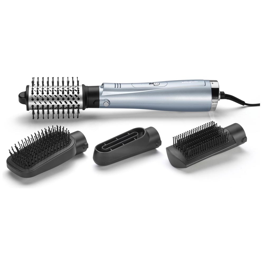 BaByliss Hydro Fusion AS774E Warmluftbürste eisblau (2. Wahl)