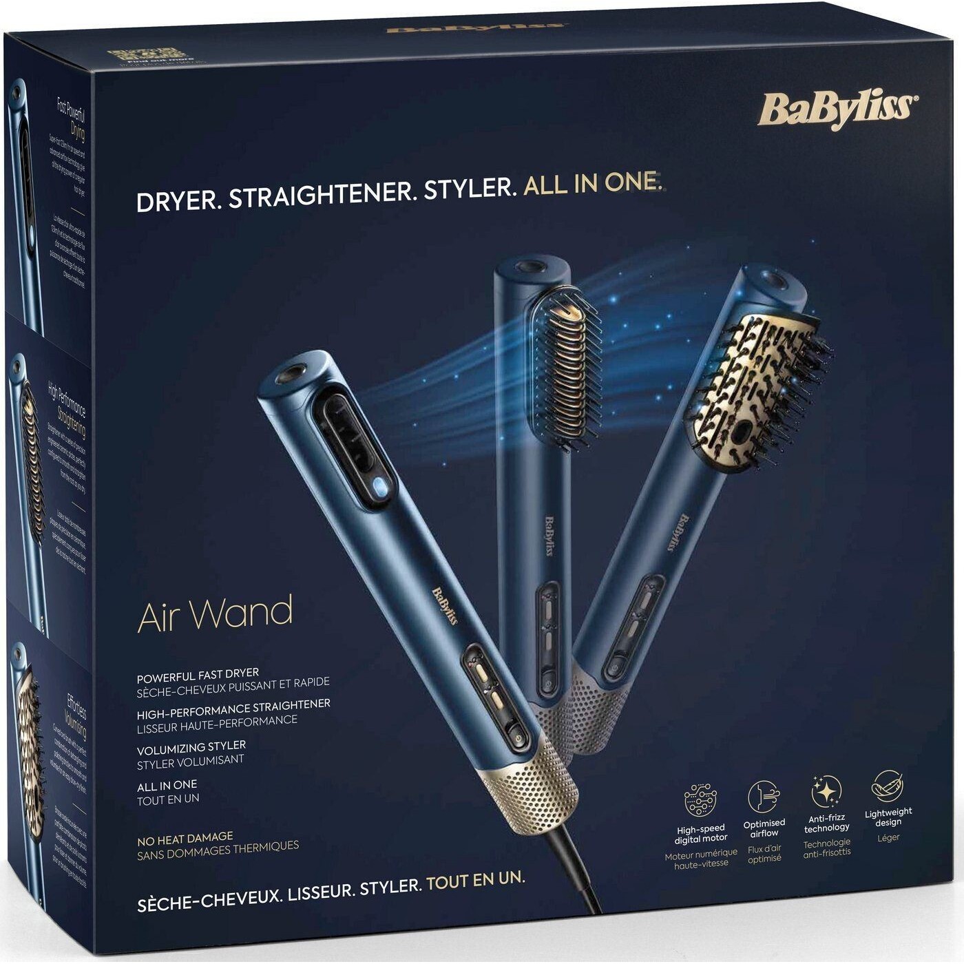 BaByliss AS6550E Haartrockner 1500W marineblau