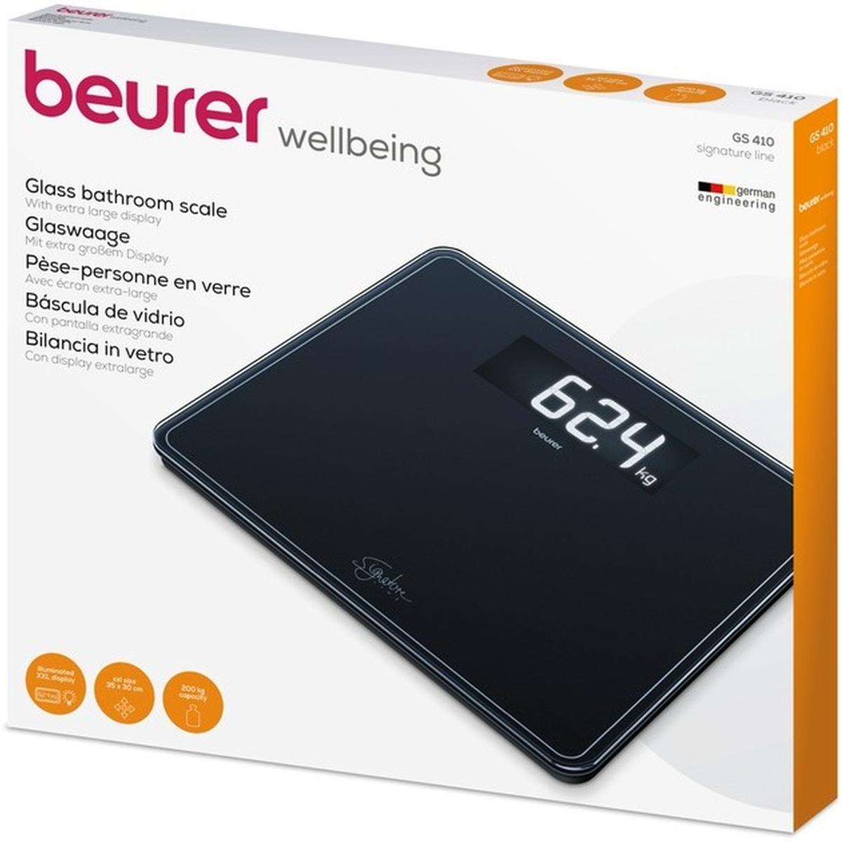 Beurer Signature Line GS 410 Personenwaage schwarz