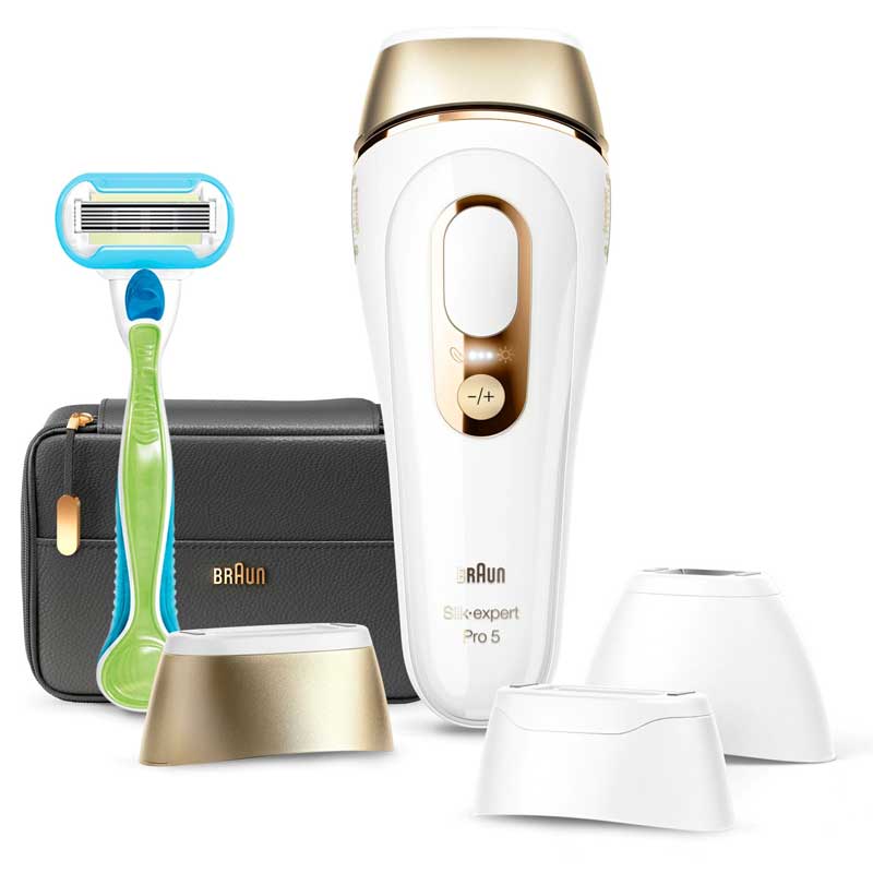 Braun Silk-expert Pro 5 PL5243 IPL-Haarentfernungsgerät weiß/gold