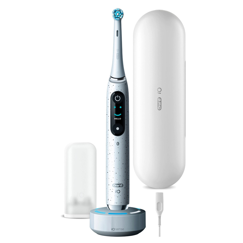 Oral-B iO Series 10 Elektrische Zahnbürste stardust white