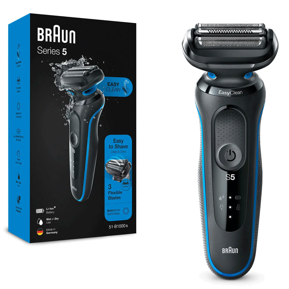 Braun Series 5 51-B1000s EasyClean-System Nass- und Trockenrasur