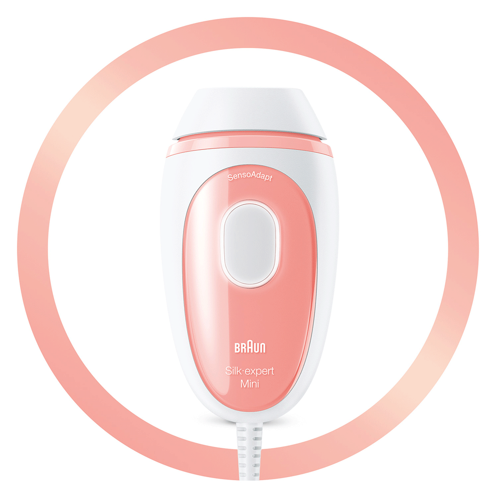 Braun PL1000 IPL Silk-expert Mini-Haarentfernungsgerät weiß/rosa