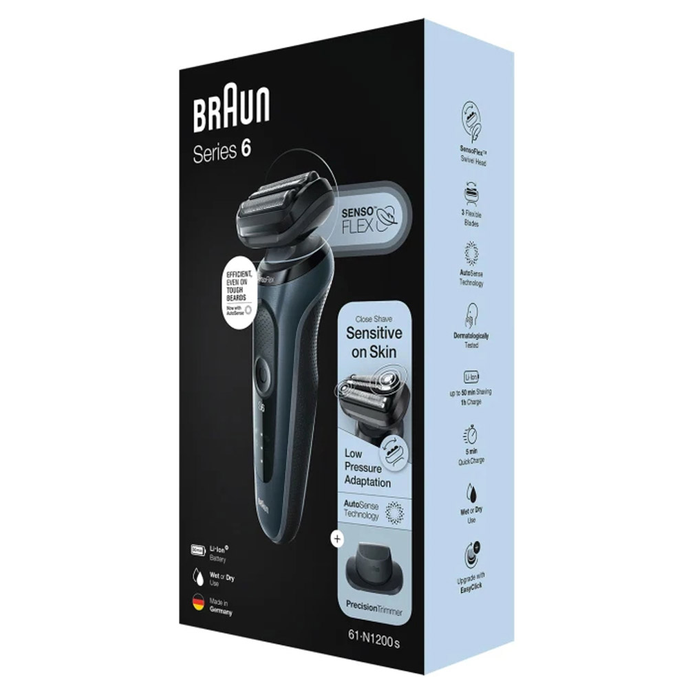Braun Series 6 61-N1200s Rasierer grau