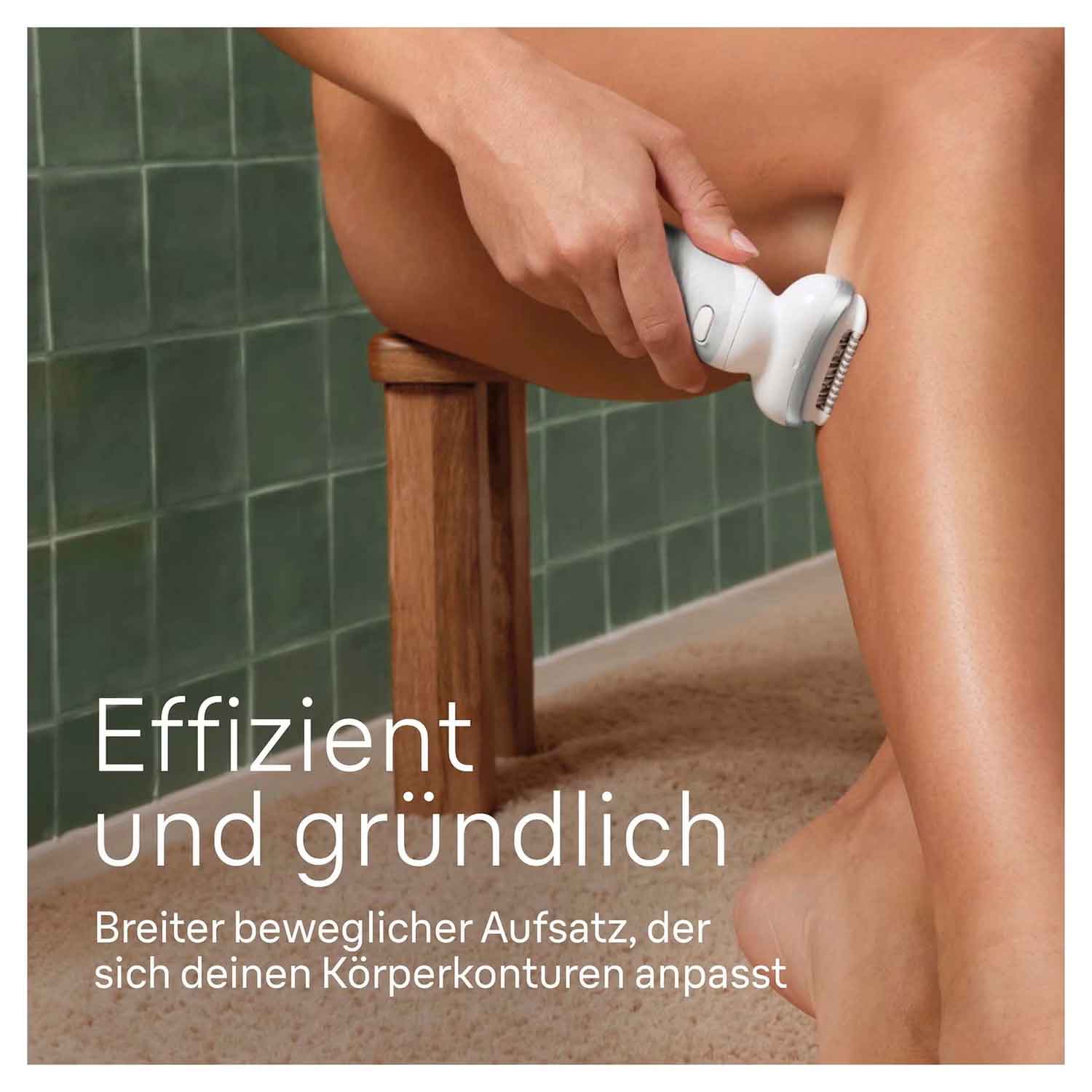 Braun Silk-épil 9 9-011 Epilierer weiß/silber