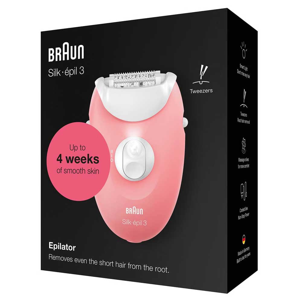 Braun Silk-épil 3 3-176 Epilierer weiß/rosa