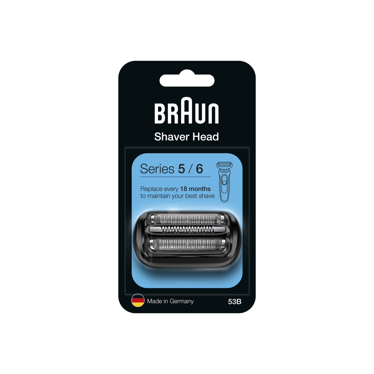 Braun&#x20;53B&#x20;Series&#x20;5&#x2F;6&#x20;Scherkopf&#x20;schwarz