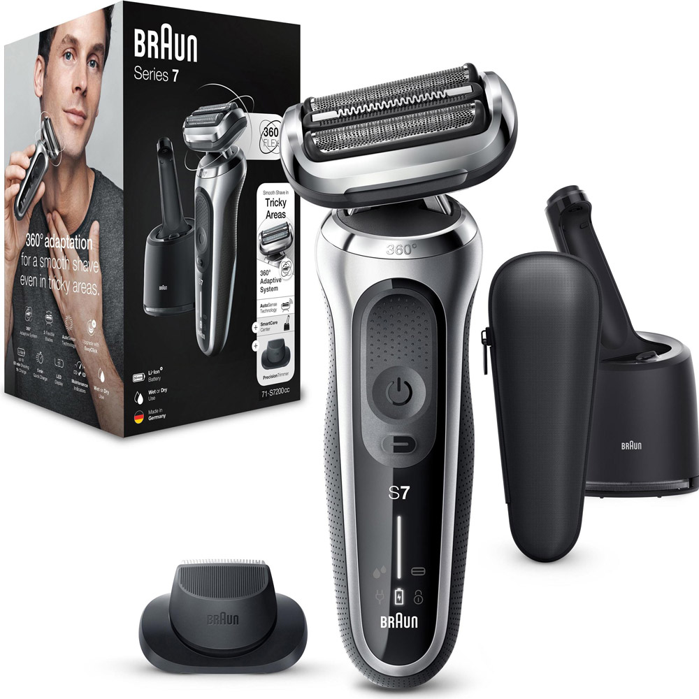 Braun&#x20;Series&#x20;7&#x20;71-S7200cc&#x20;Rasierer&#x20;silber