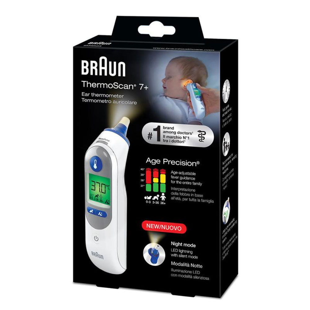 Braun ThermoScan 7+ IRT6525WE Fieberthermometer