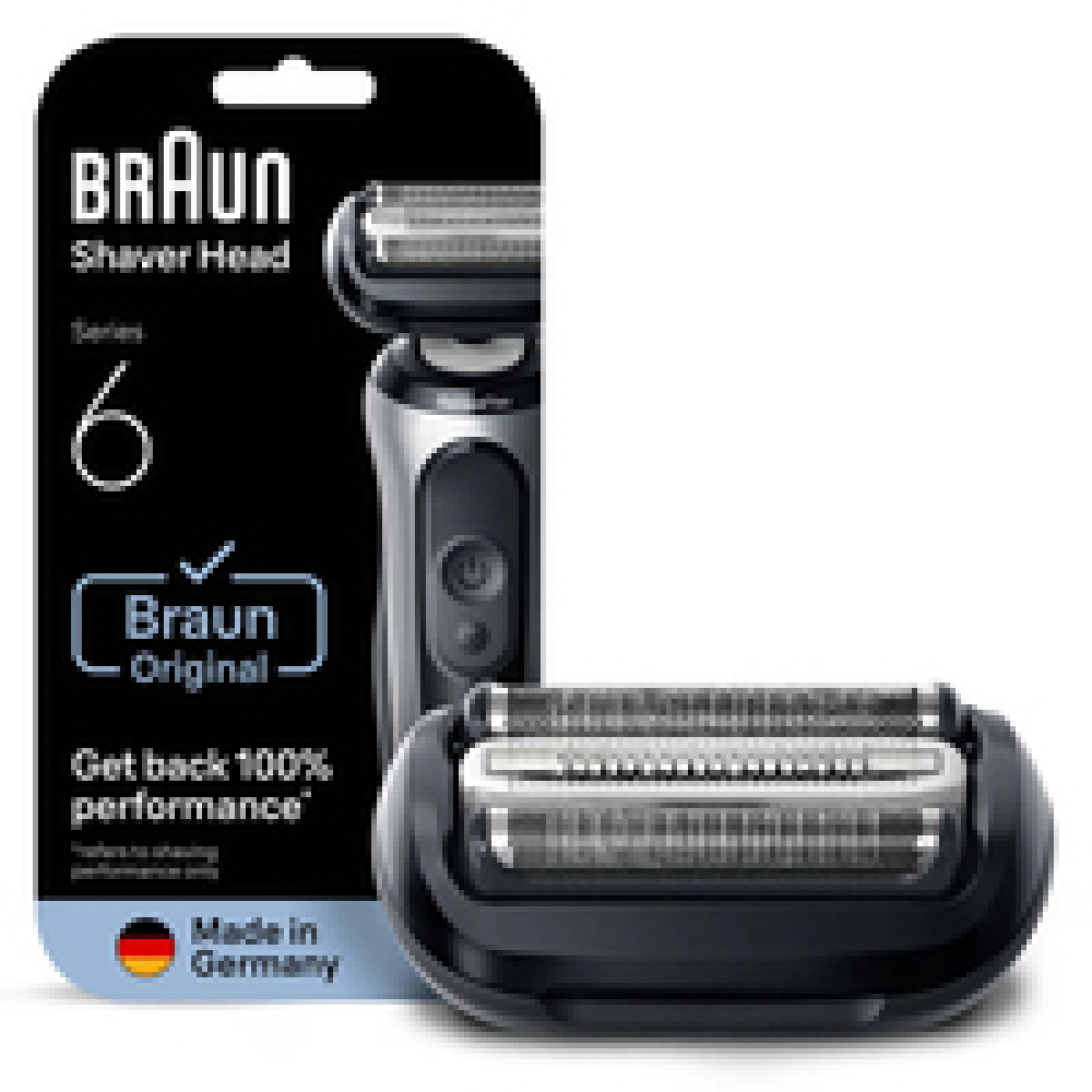 Braun Series 6 64B Scherkopf für Series 6 Rasierer schwarz