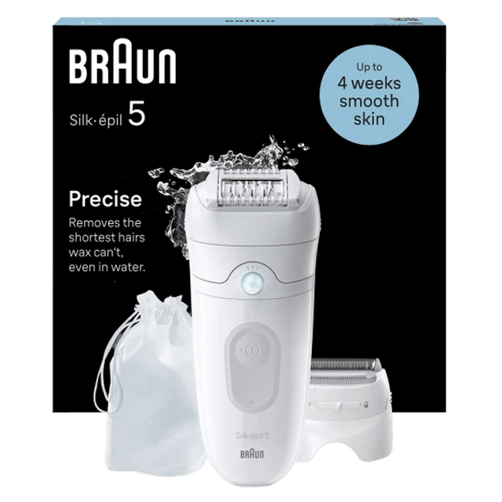 Braun Silk-épil 5 5-060 Epilierer weiß/flamingorosa