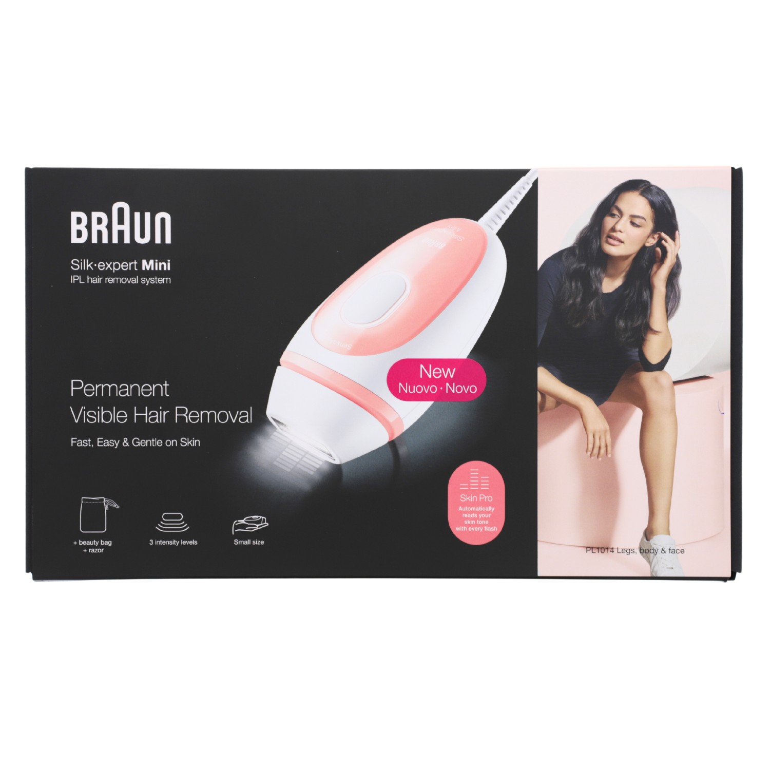 Braun Silk Expert Pro Mini PL1014 Haarentfernungsgerät weiß/rosa