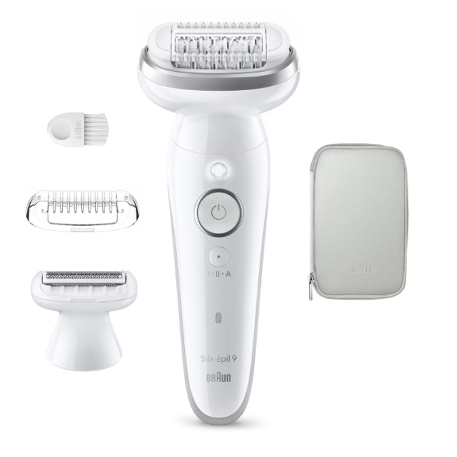 Braun Silk-épil 9 SES 9-030 Epilierer weiß/silber