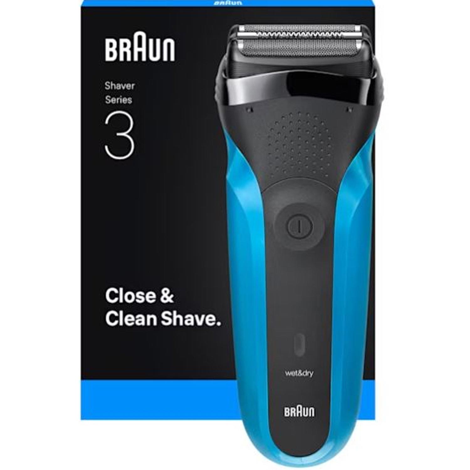 Braun Series 3 310s Elektrorasierer blau