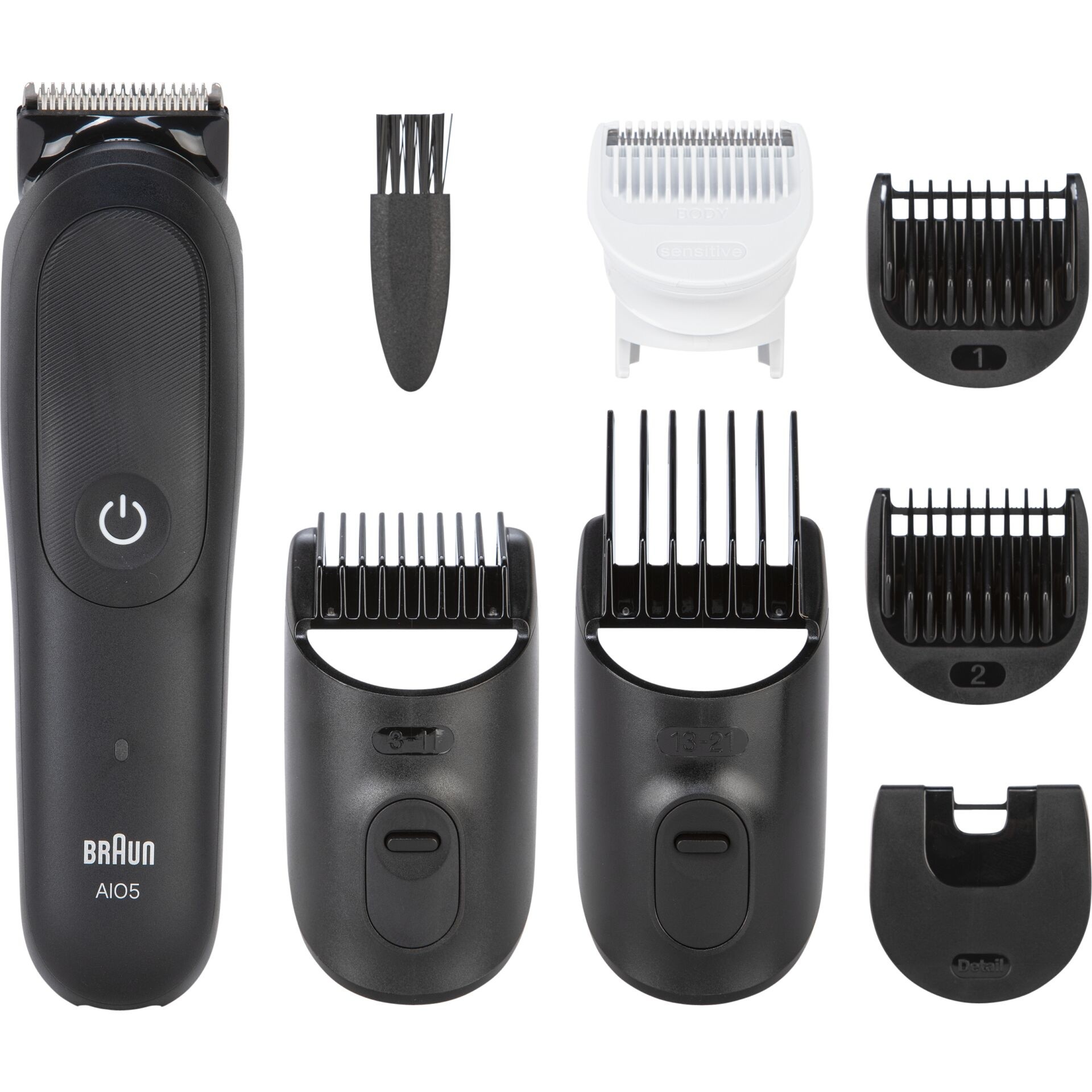 Braun Multigroom All-in-One Series 5 AIO5540 Trimmer-Set schwarz