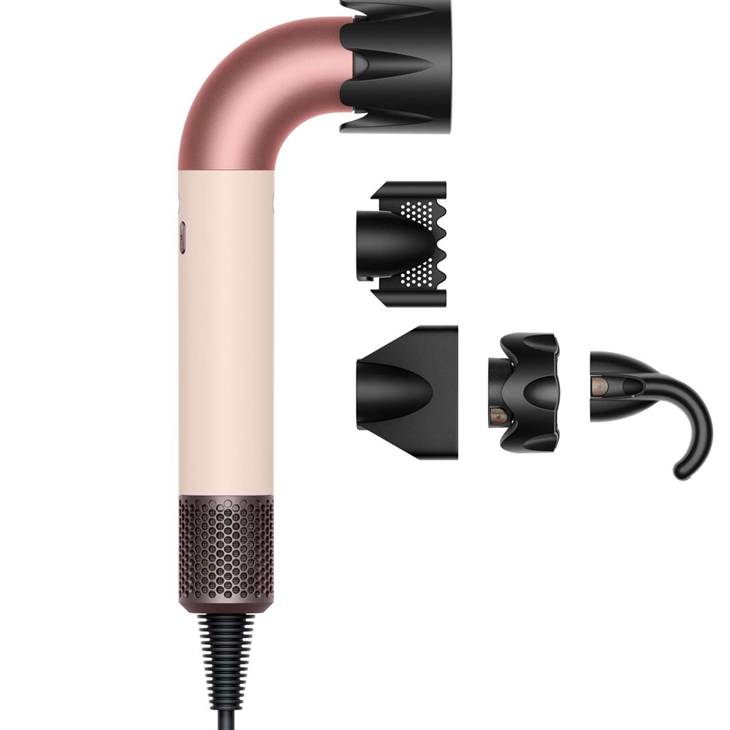 Dyson Supersonic r Straight+Wavy Haartrockner keramik-pink/roségold