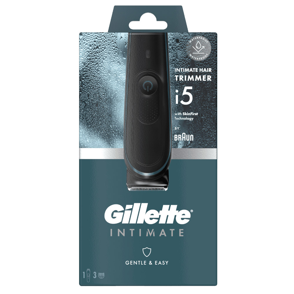 Gillette Intimate Hair Trimmer i5 schwarz/blau (2.Wahl)