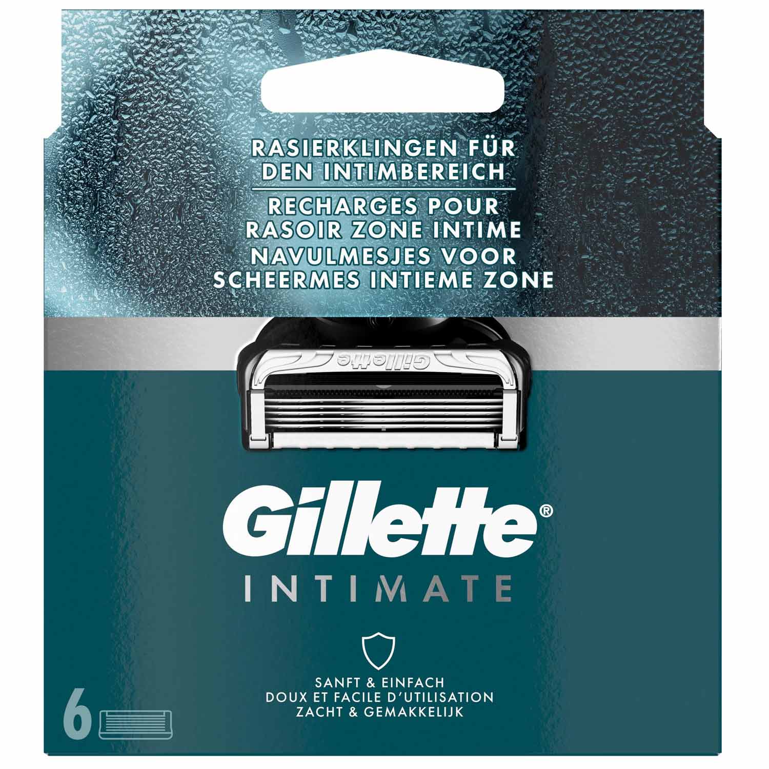 Gillette Body & Intimate Rasierklingen 6 Ersatzklingen