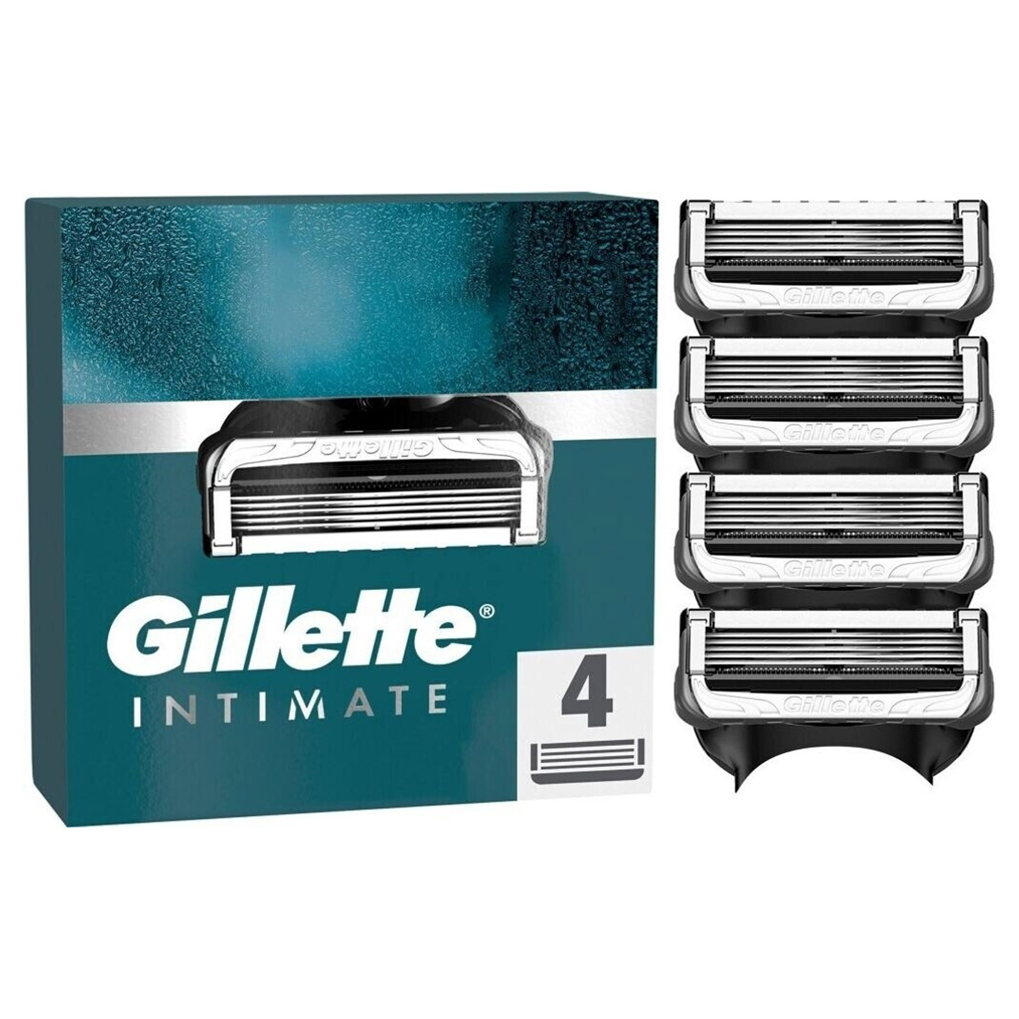 Gillette Intimate Ersatzklingen für Intimrasierer 4 Stück