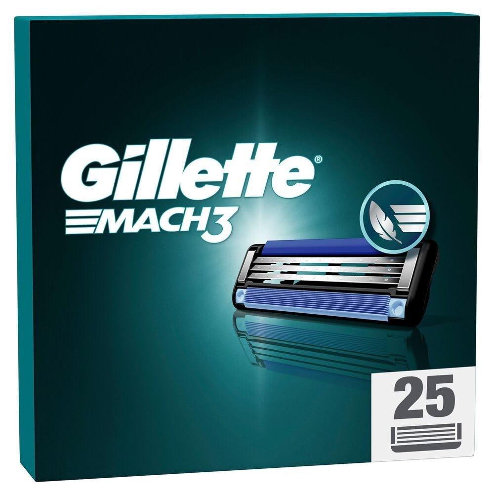 Gillette Mach3 Rasierklingen 25 Stück