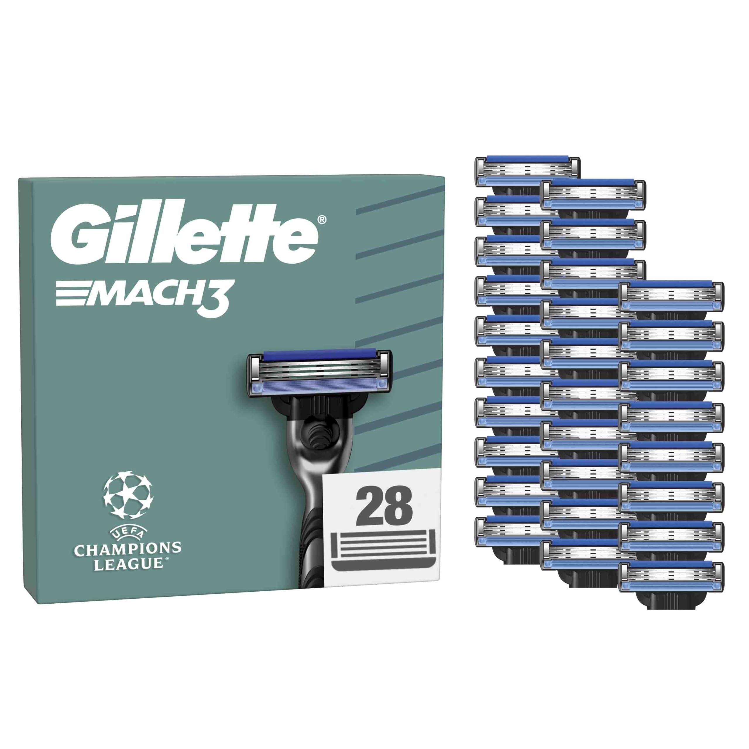 Gillette Mach3 Rasierklingen 28 Stück