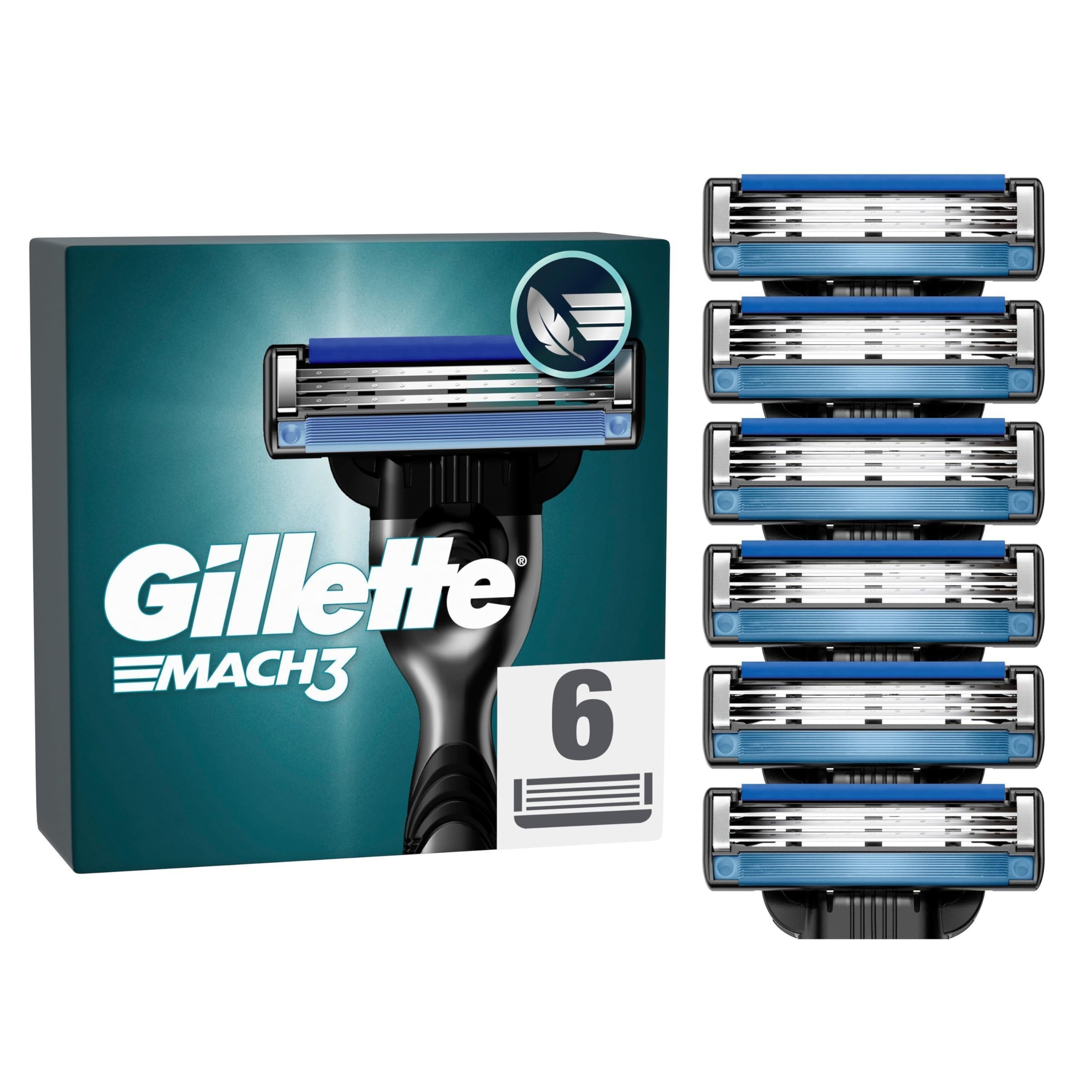 Gillette Mach3 Rasierklingen 6 Stück